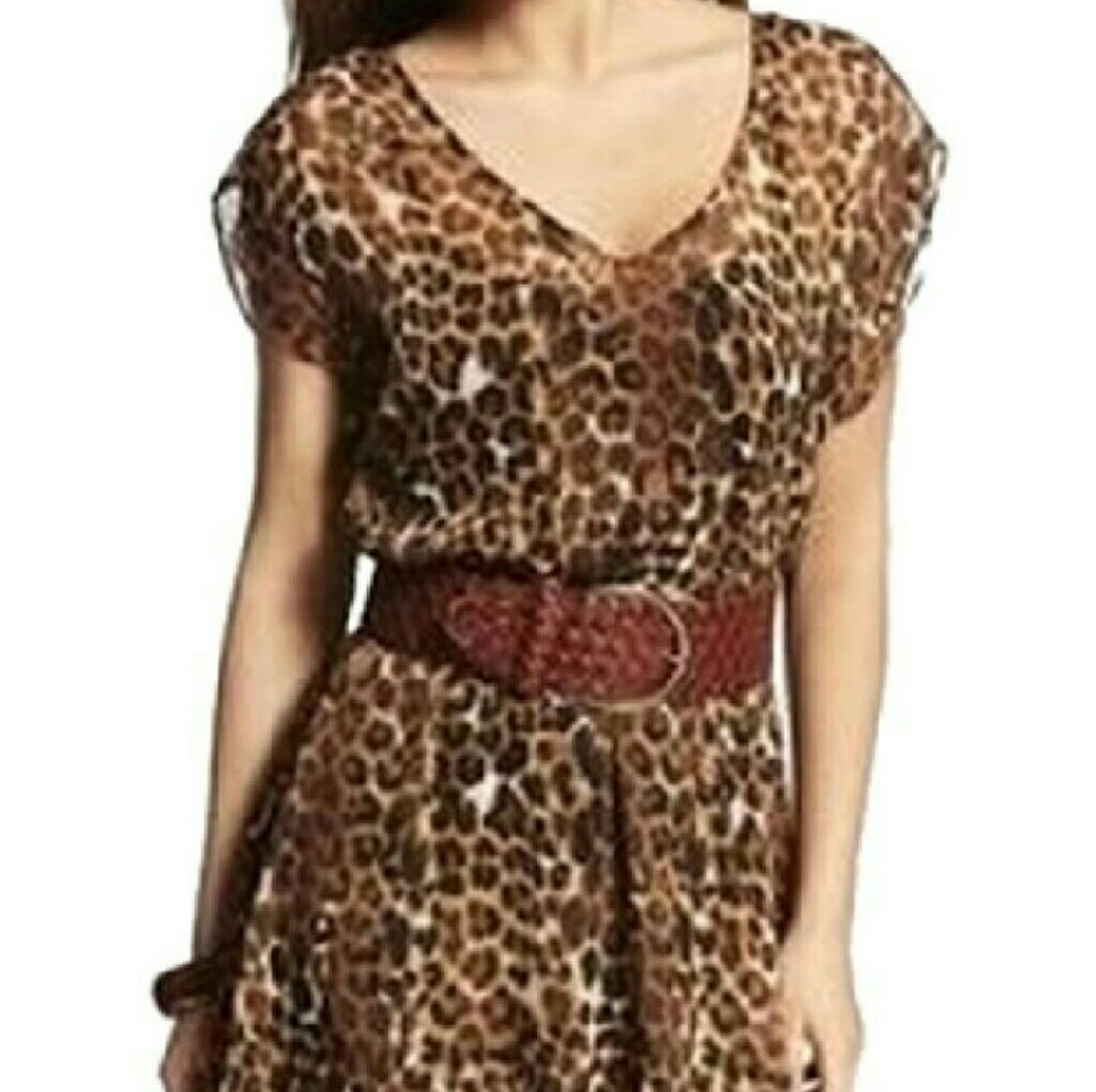 Cheetah  leopard animal print dress